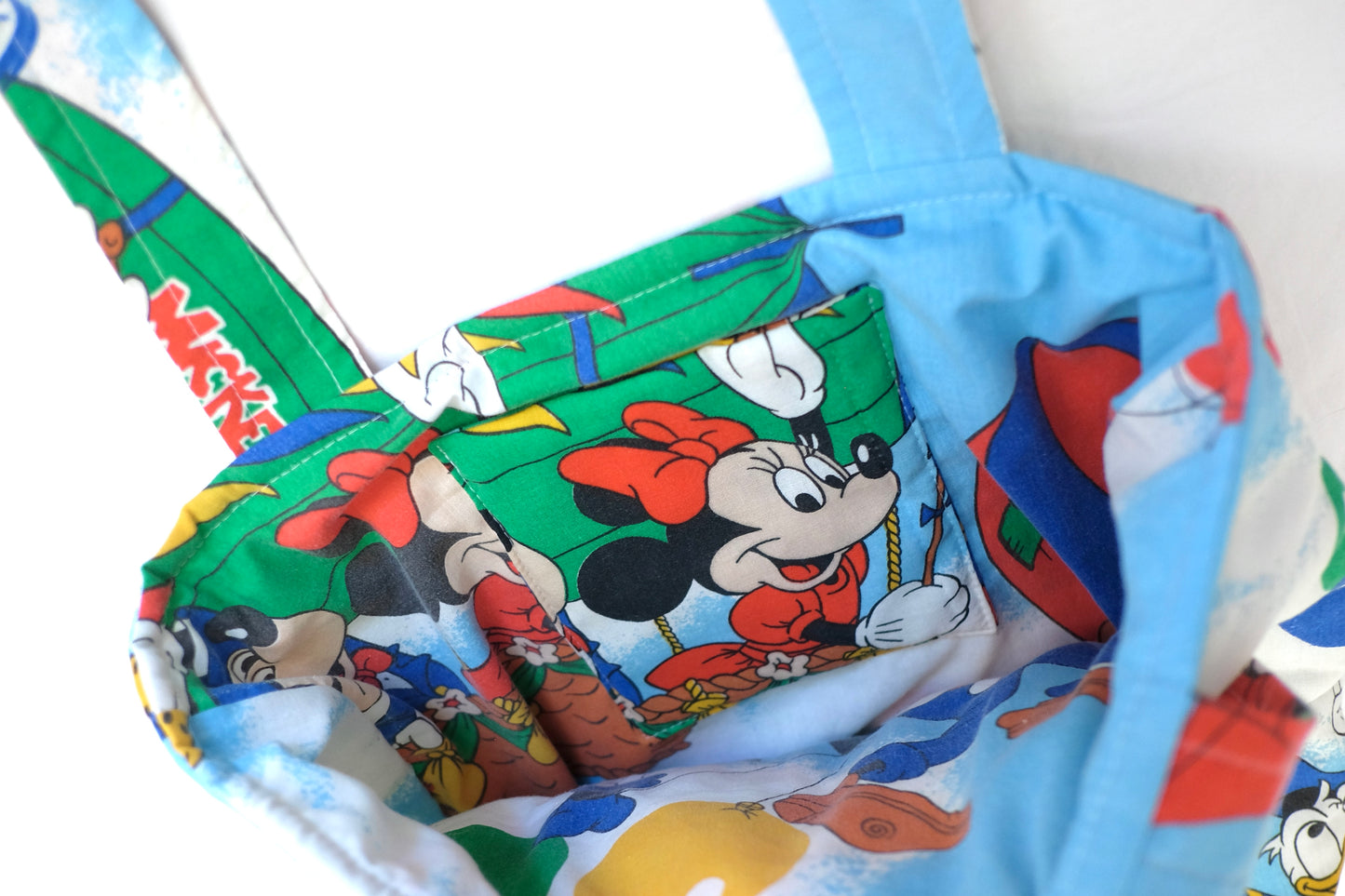 goofy puffy tote bag