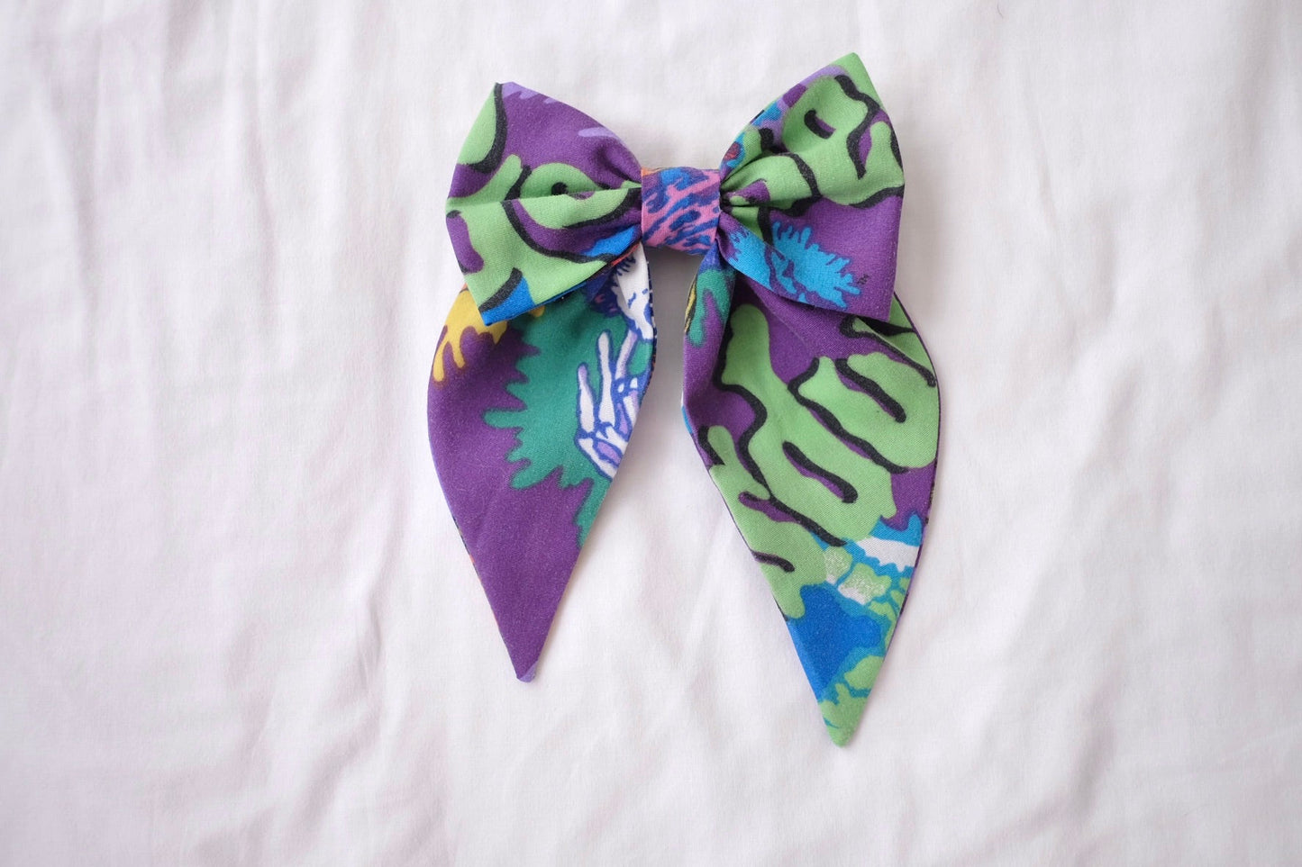 custom barrette bow
