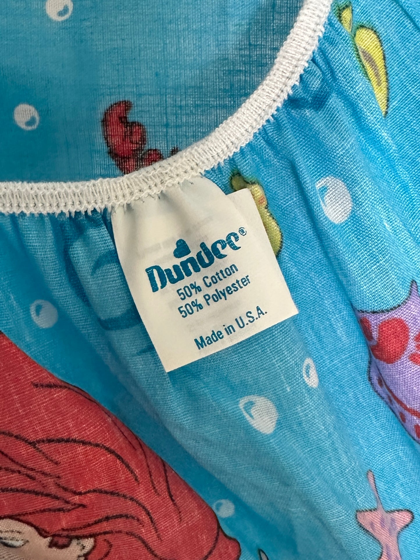 Little Mermaid Toddler/Crib Fitted Sheet