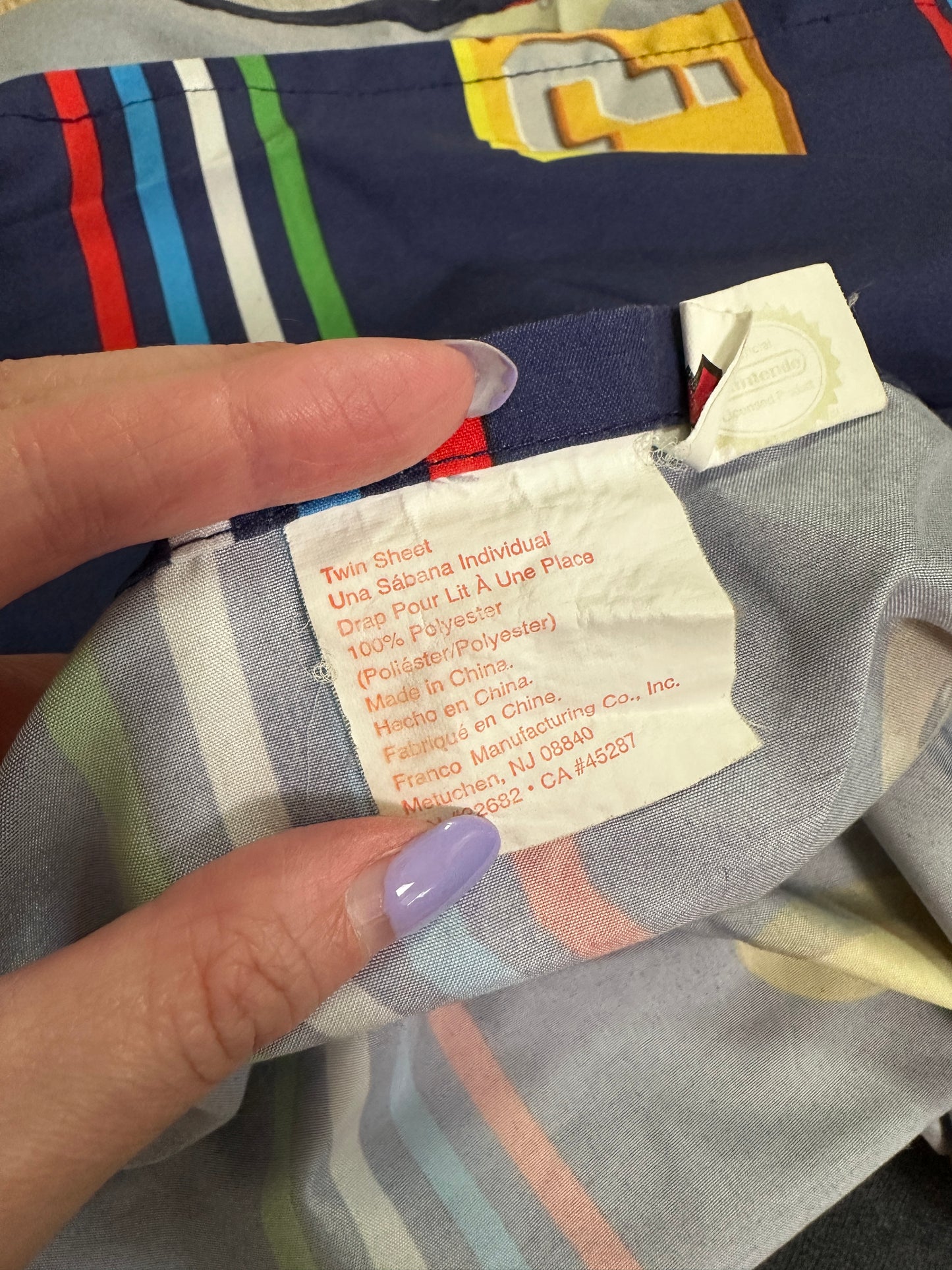 Mario Twin Flat Sheet