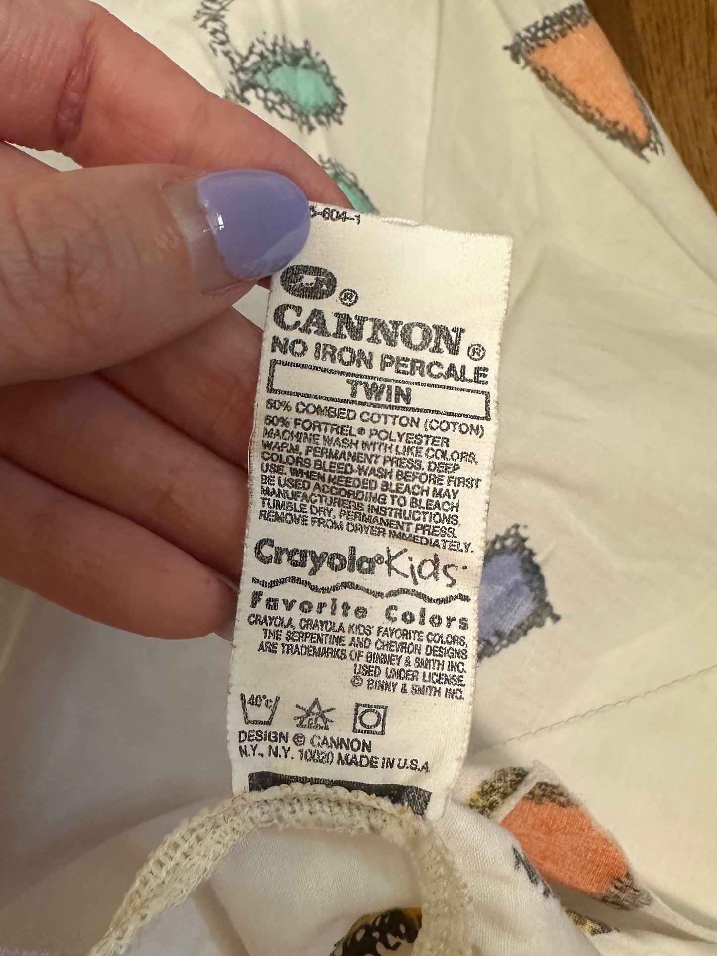 Crayola Twin Fitted Sheet