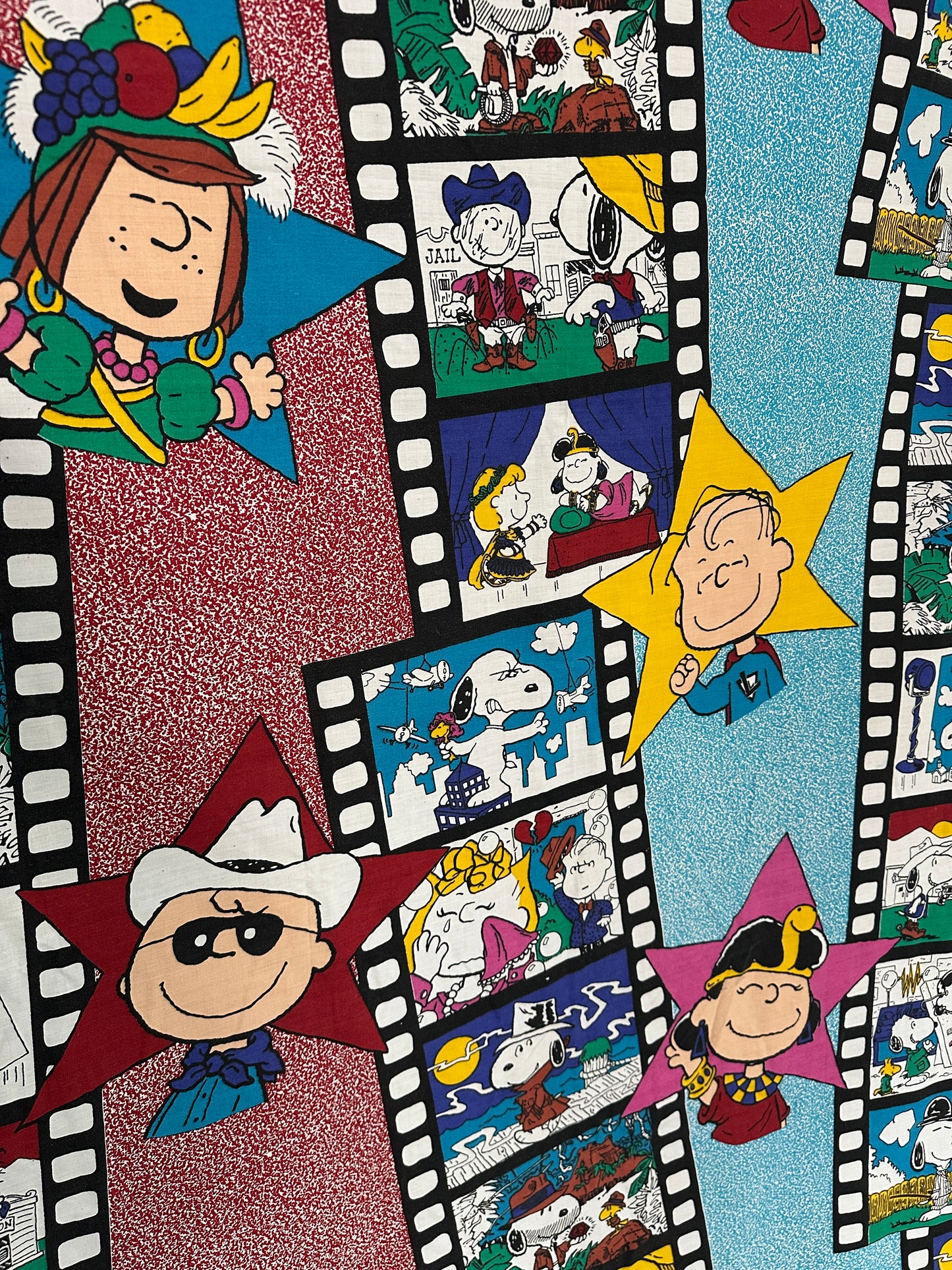 Peanuts Snoopy Movie Twin Fitted Sheet