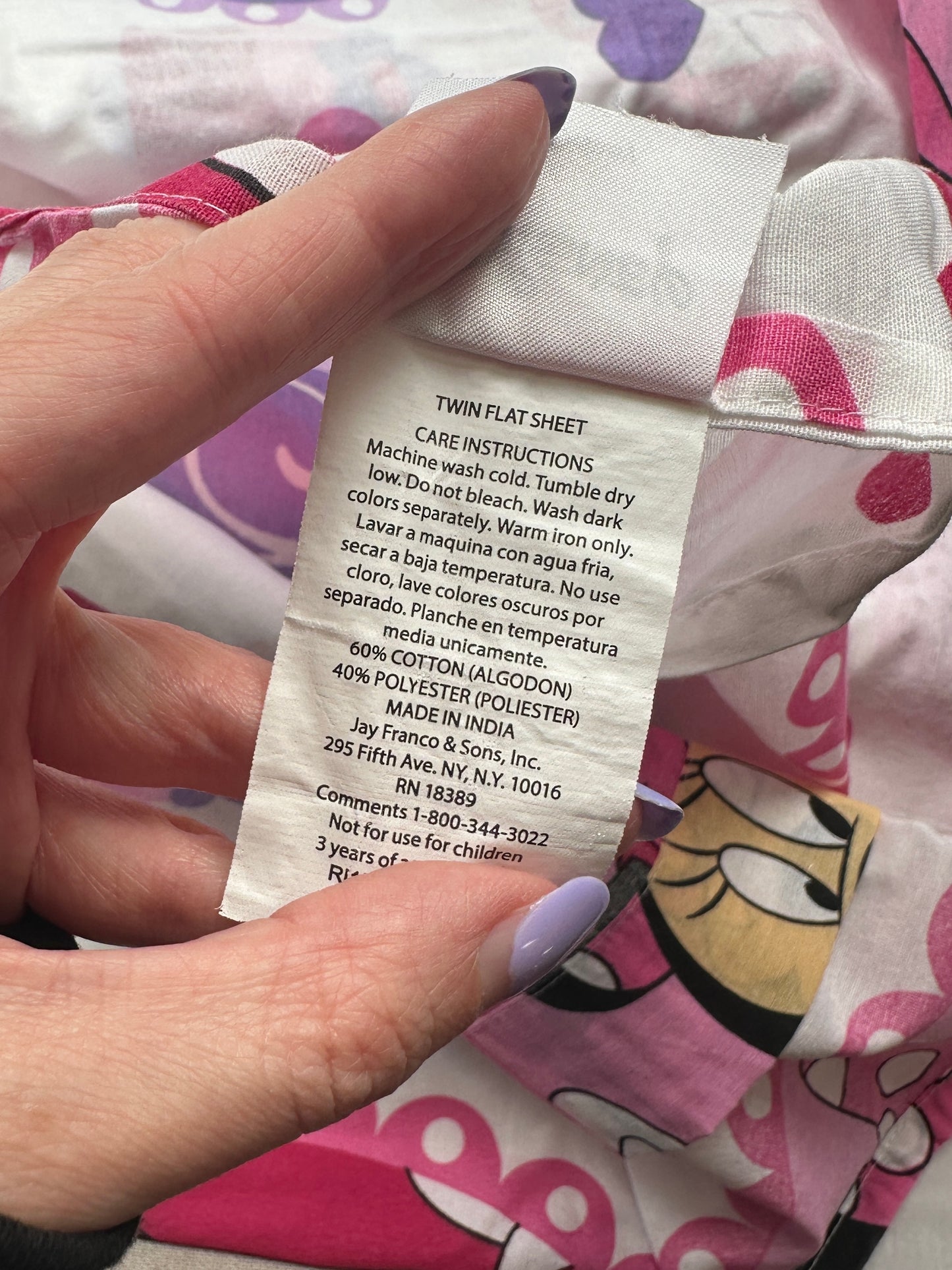 Minnie Twin Flat Sheet