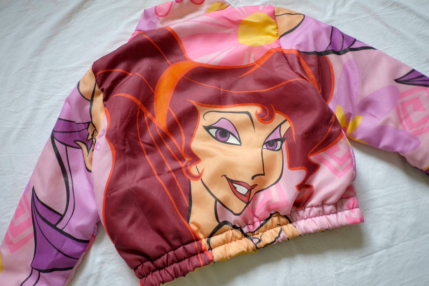 custom cinched puffer jacket