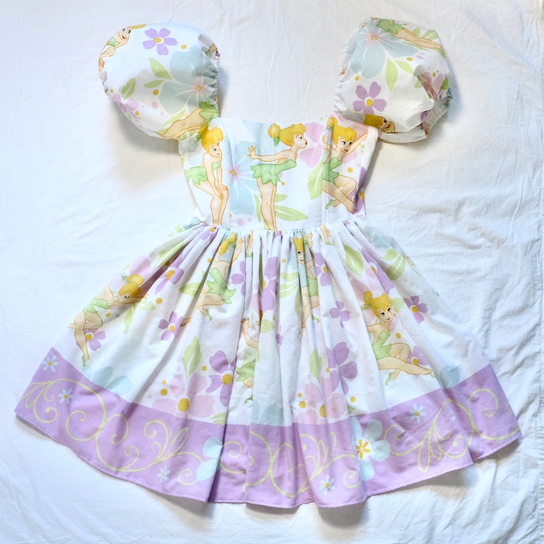 custom puff sleeve corset dress