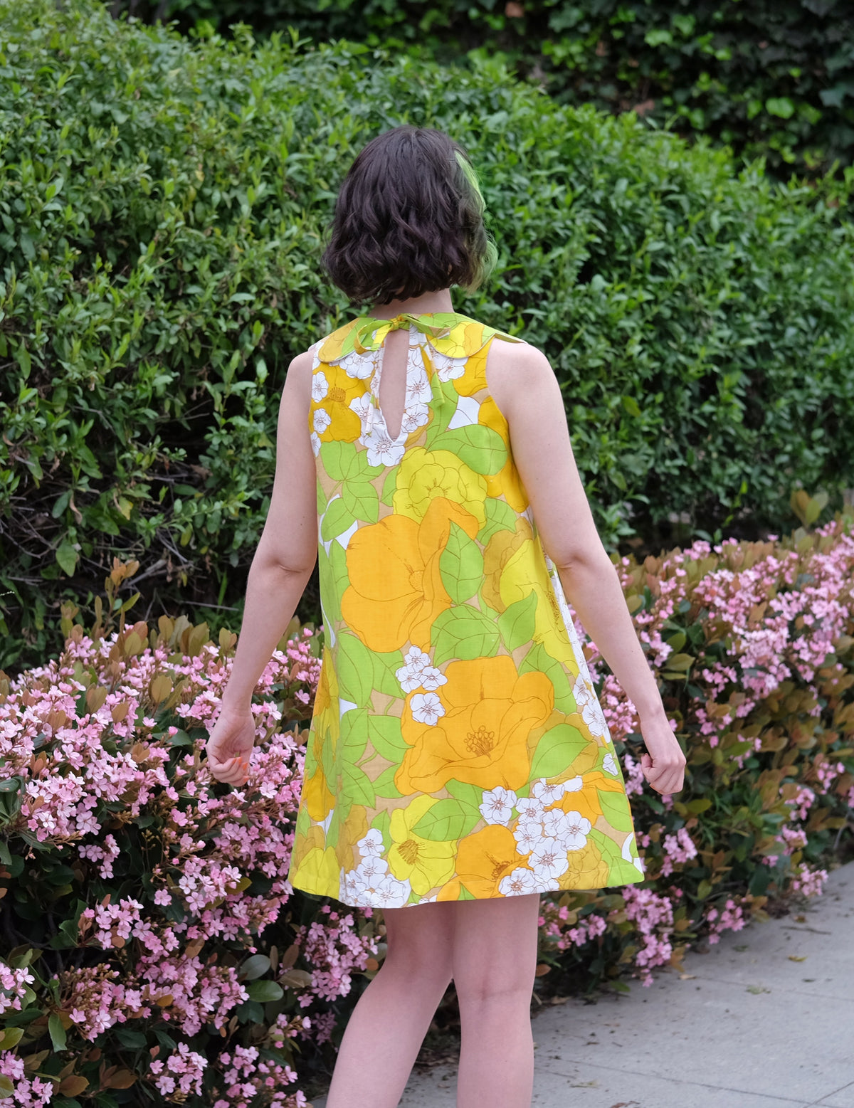 custom petal dress