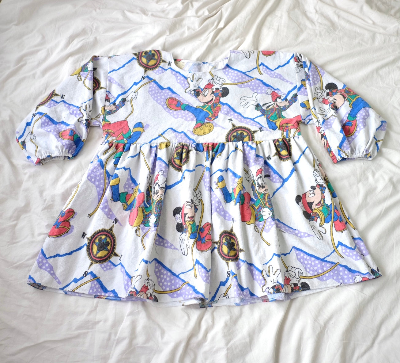 custom long sleeve smock dress