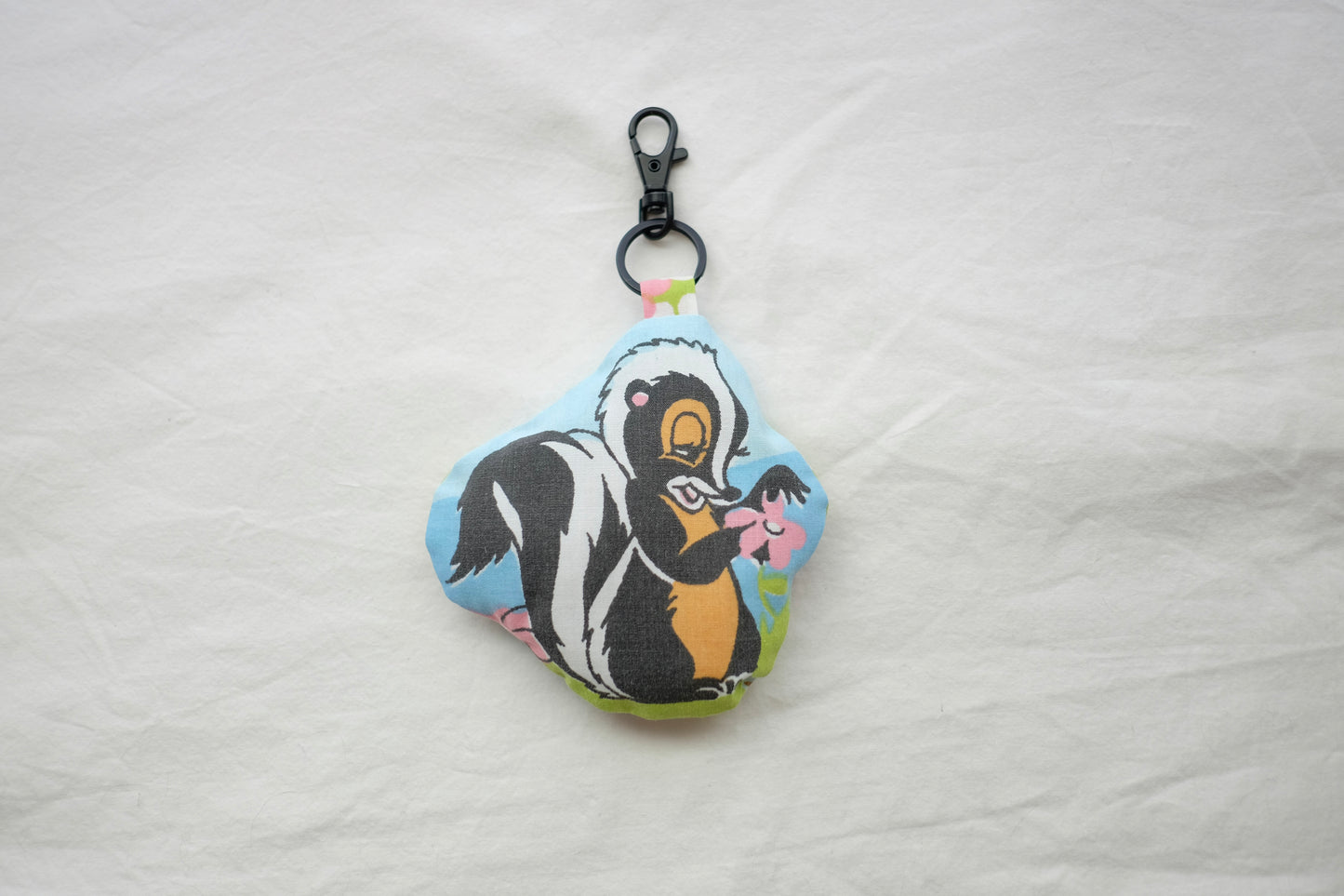 flower plush bag charm