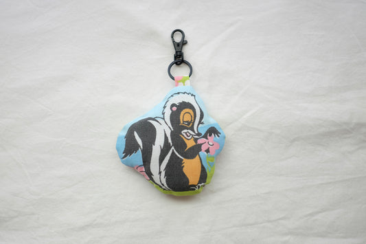 flower plush bag charm