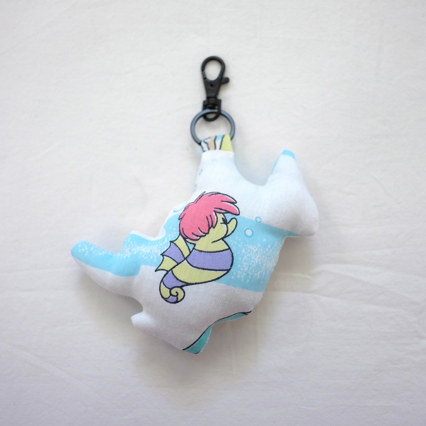 flounder plush bag charm