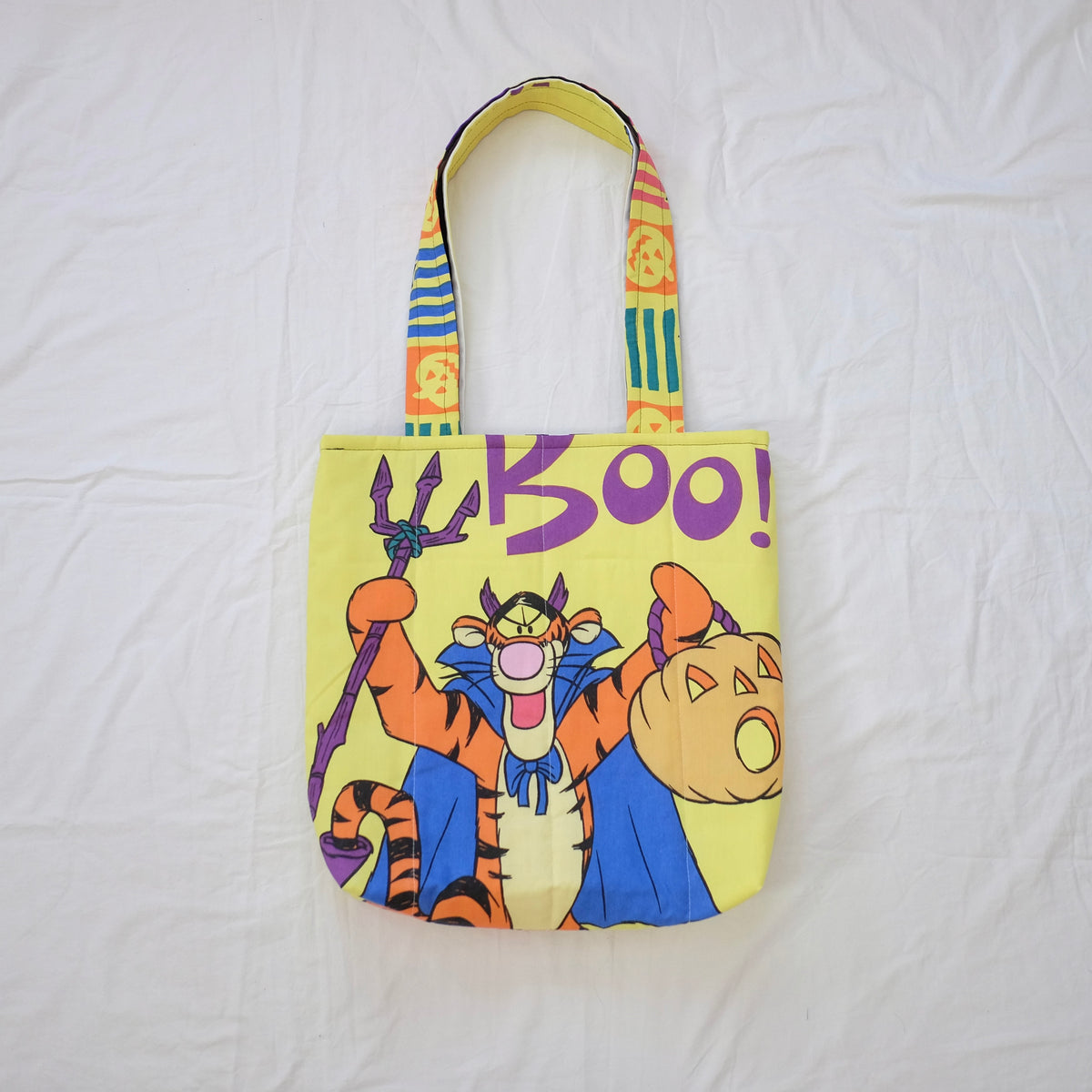 pooh puffy tote bag