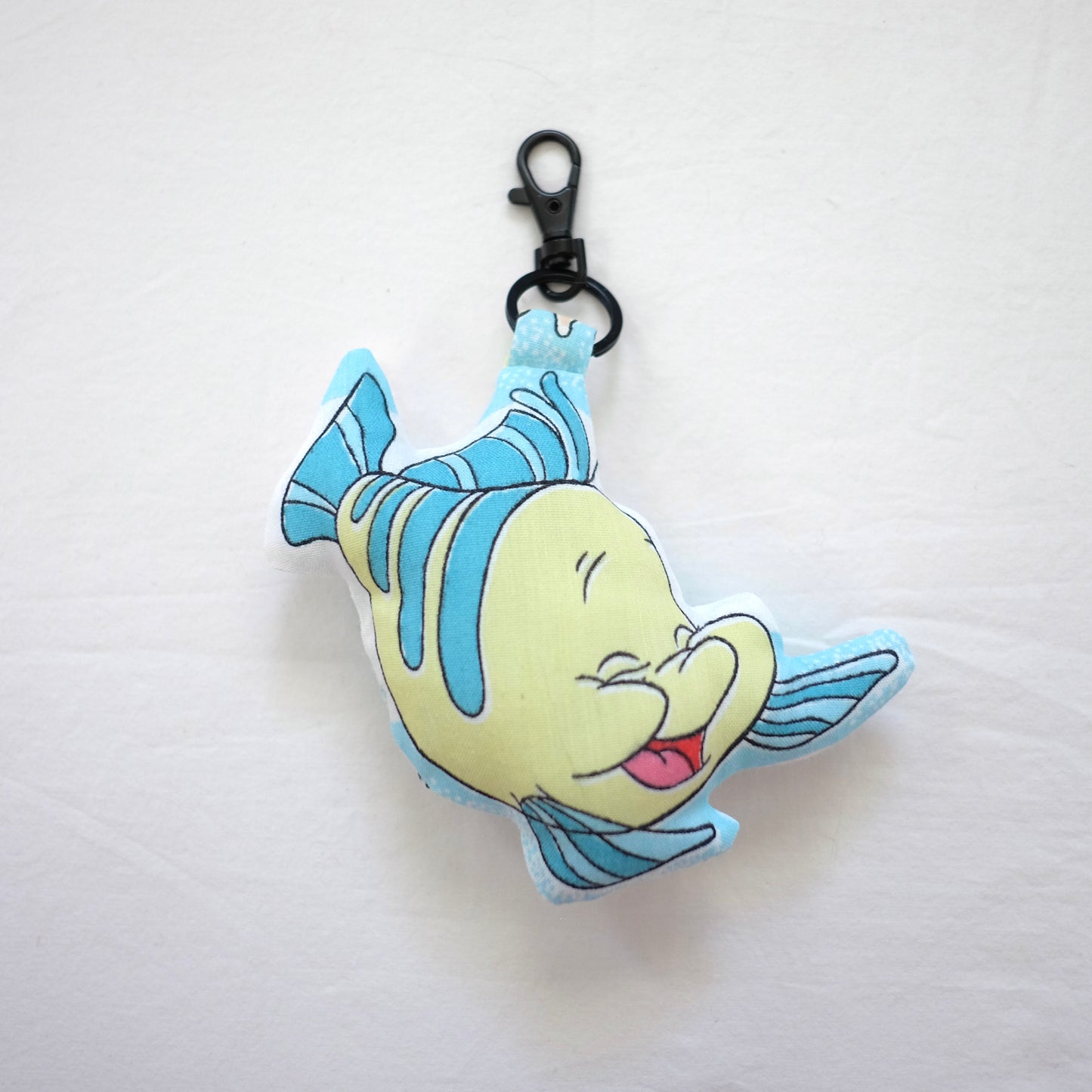flounder plush bag charm