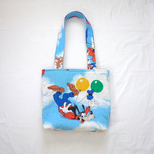 goofy puffy tote bag