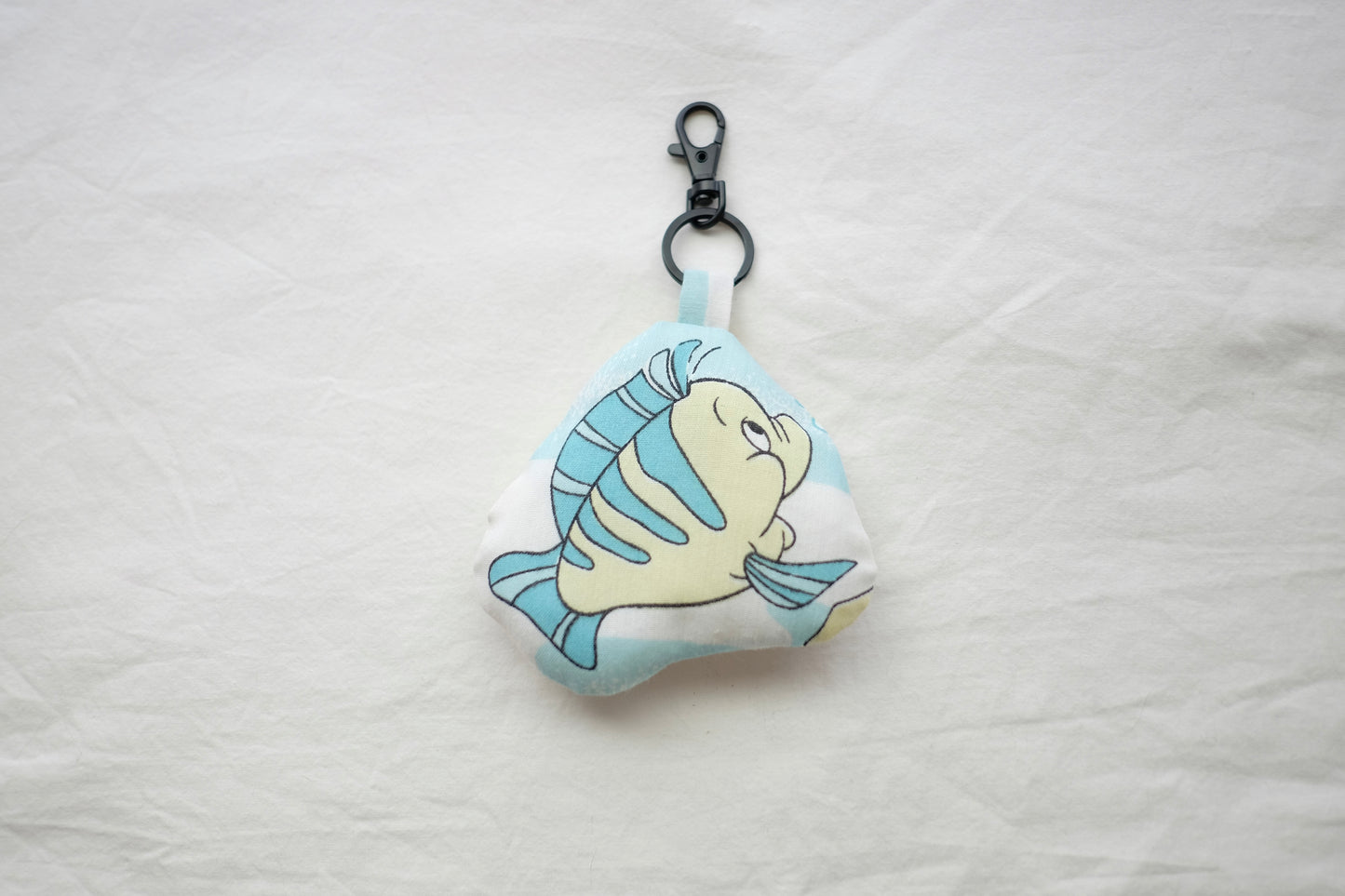 flounder plush bag charm