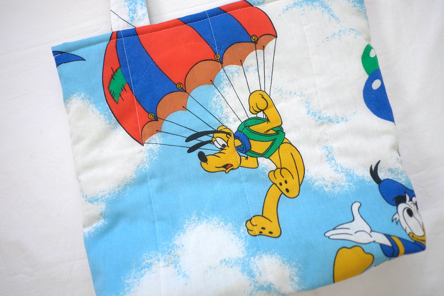 goofy puffy tote bag