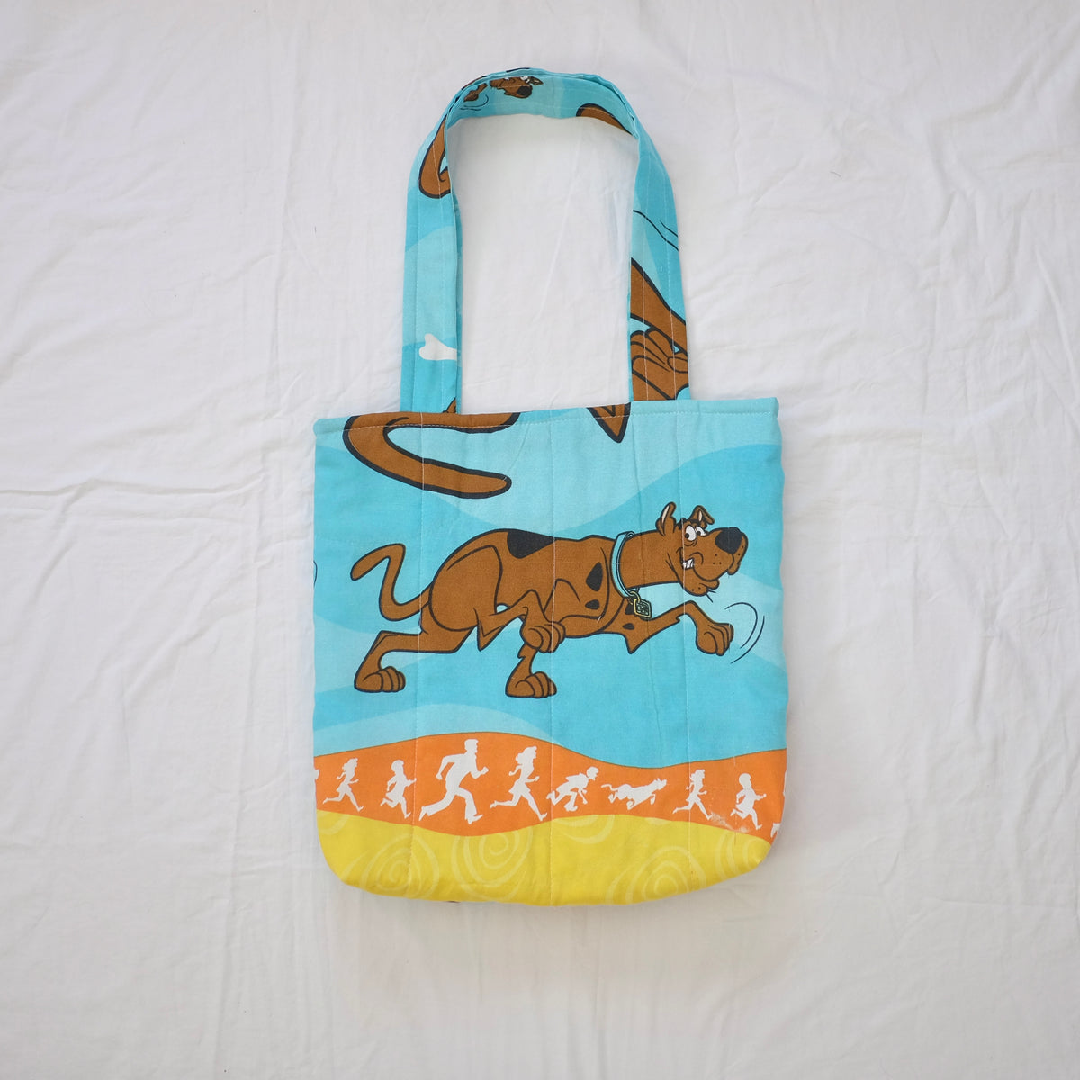 scoob puffy tote bag