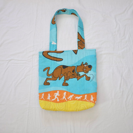 scoob puffy tote bag