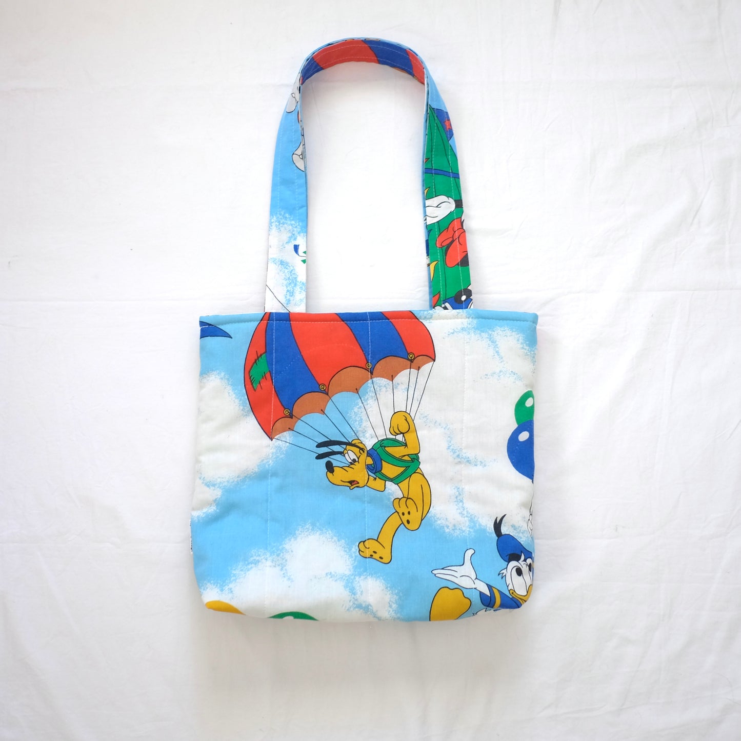 goofy puffy tote bag