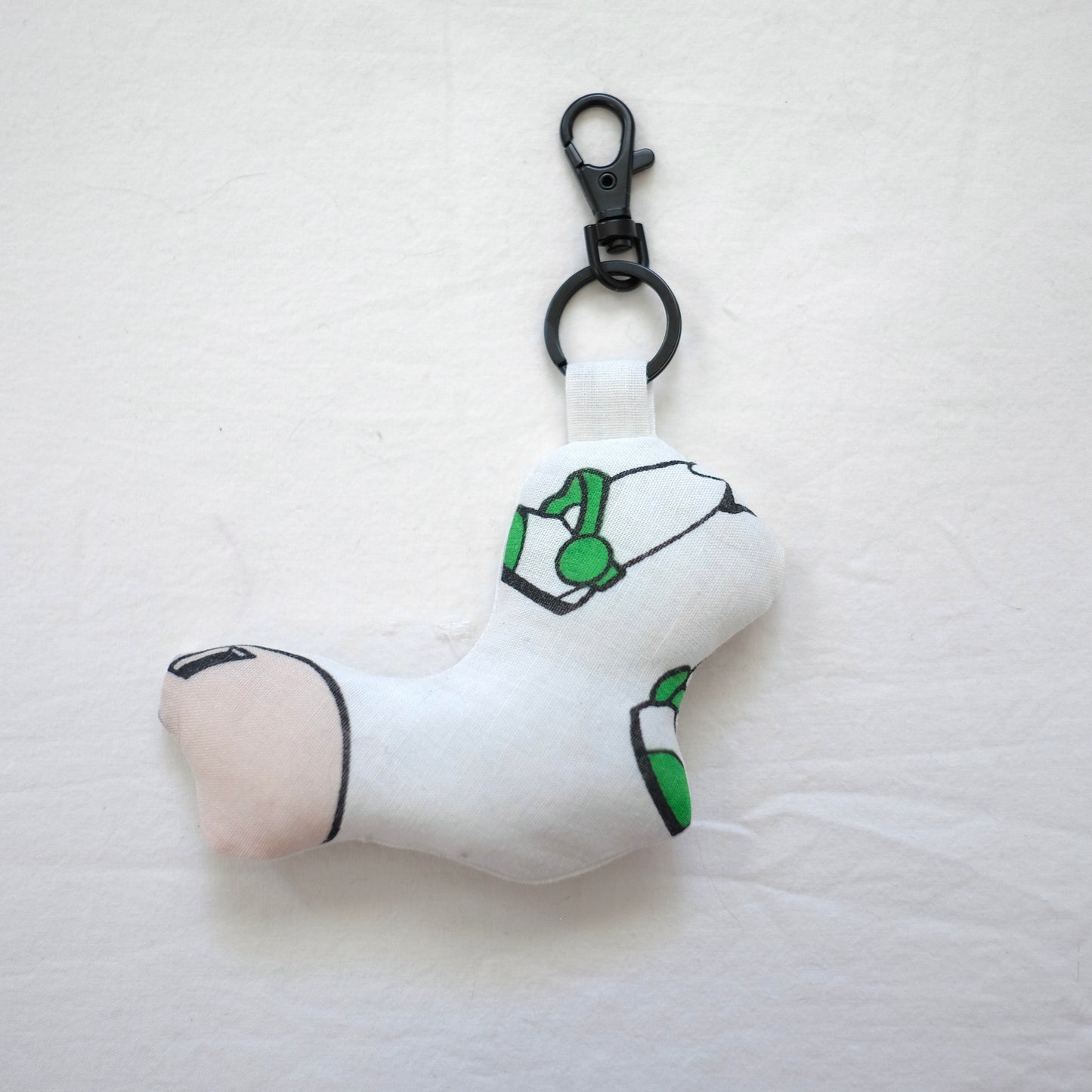 slinky plush bag charm