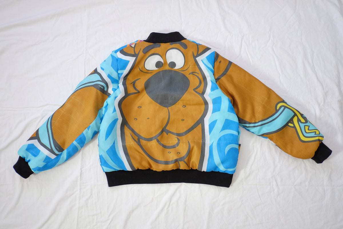 scoob puffer bomber jacket (L/XL)