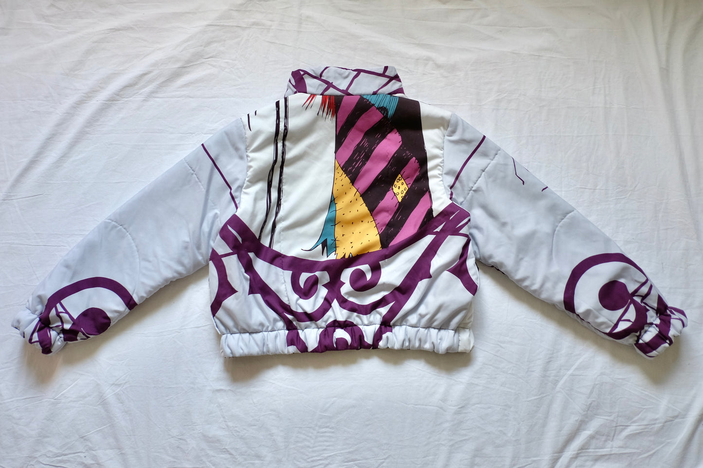 custom cinched puffer jacket