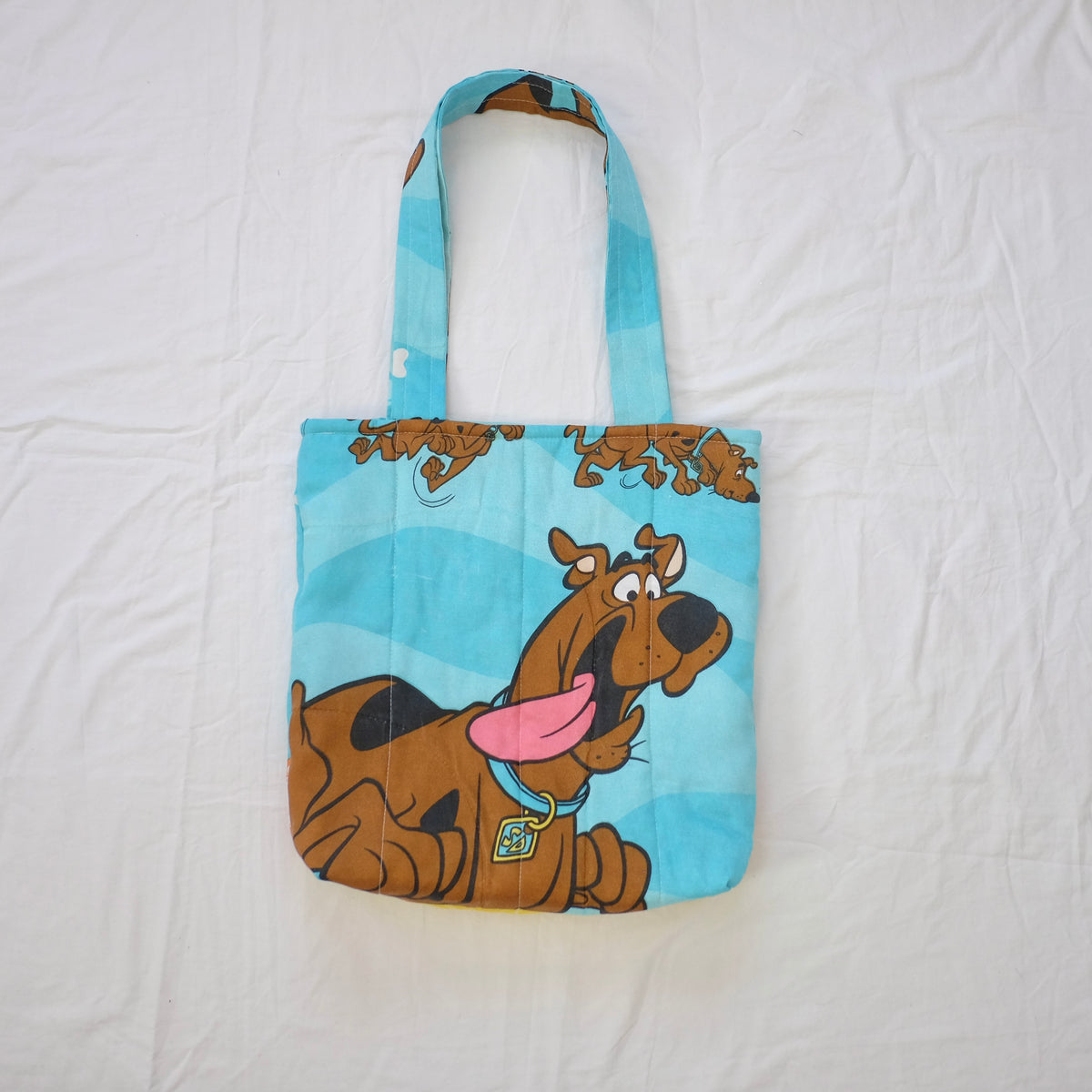 scoob puffy tote bag