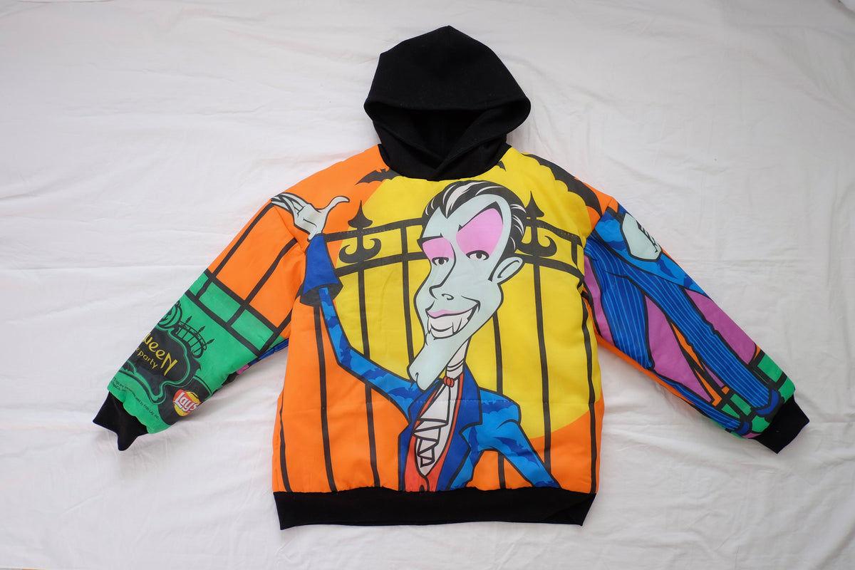 dracula puffer hoodie (L/XL)