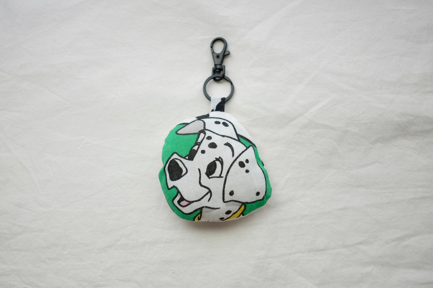 dalmatian plush bag charm