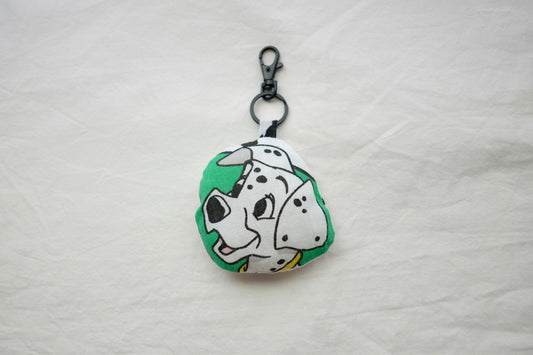 dalmatian plush bag charm