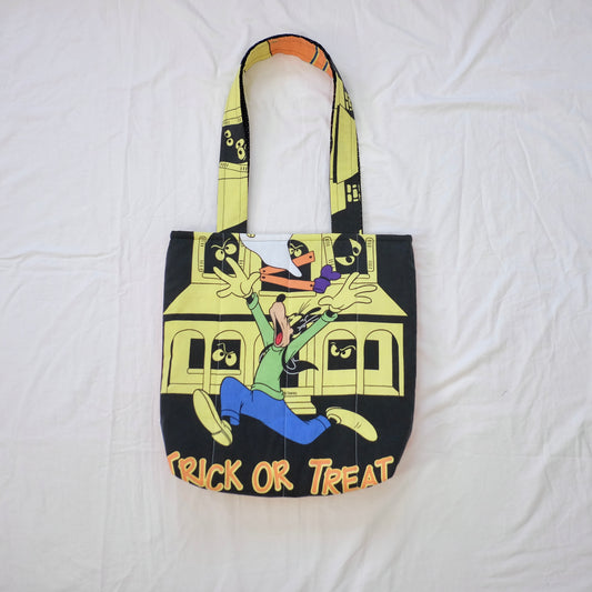 trick or treat puffy tote bag
