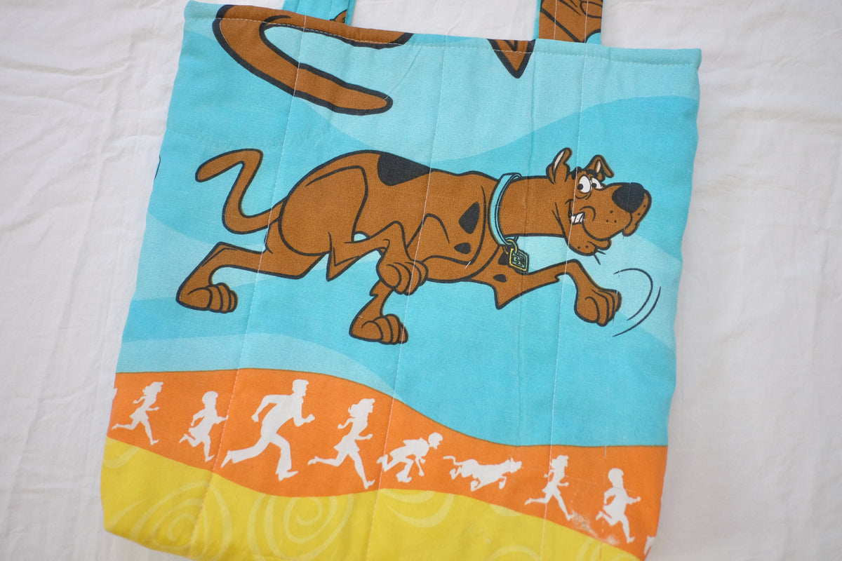 scoob puffy tote bag