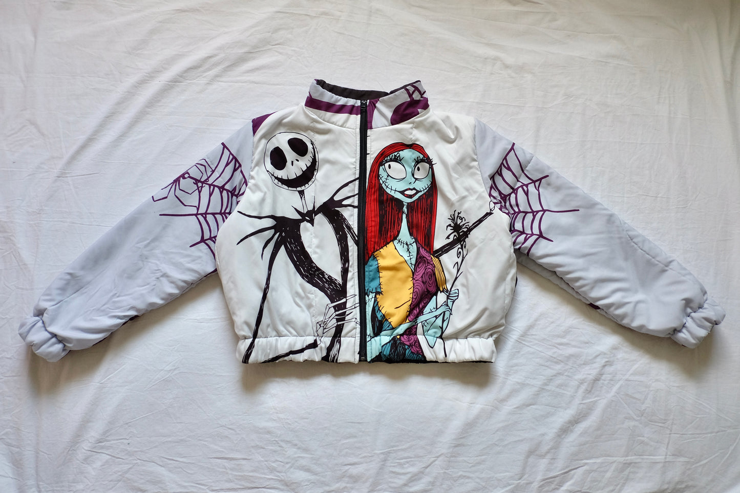 custom cinched puffer jacket