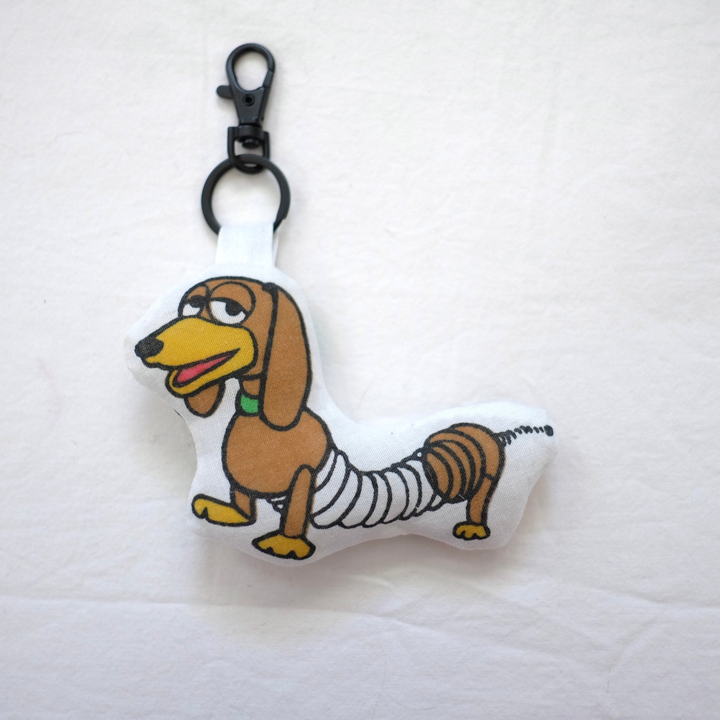 slinky plush bag charm