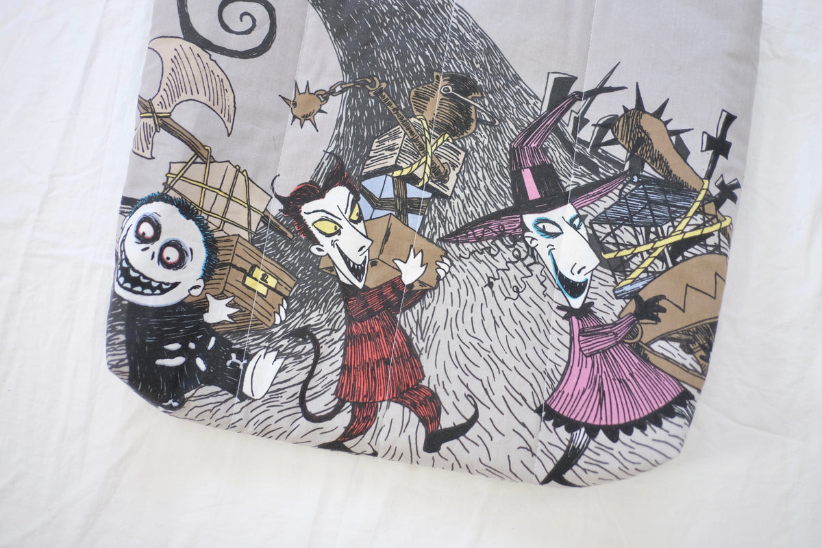 nightmare puffy tote bag