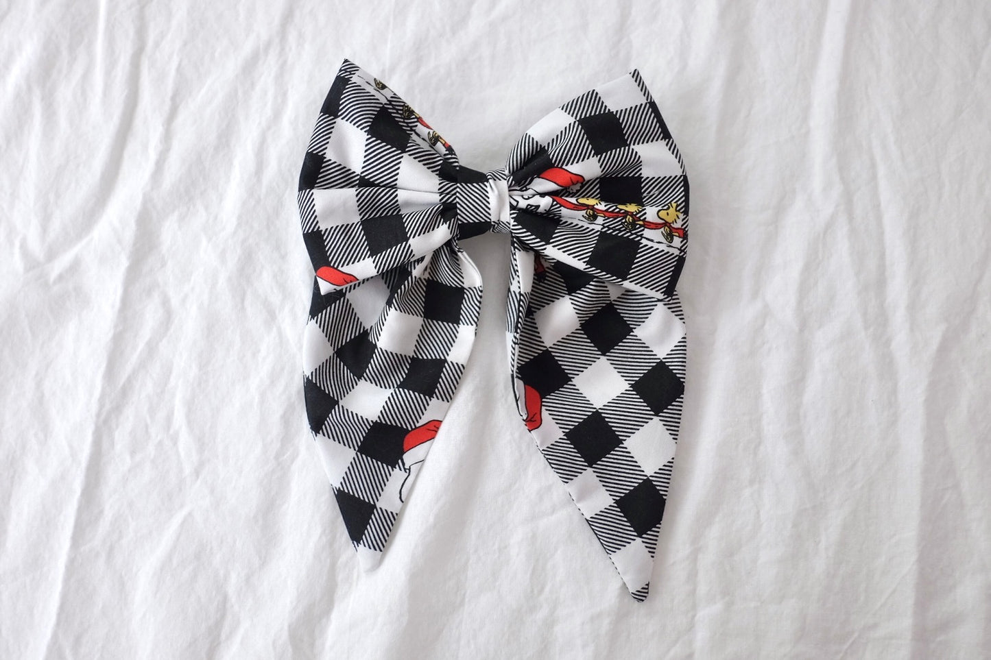 custom barrette bow