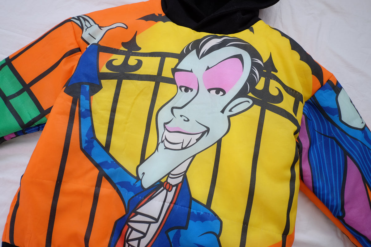dracula puffer hoodie (L/XL)