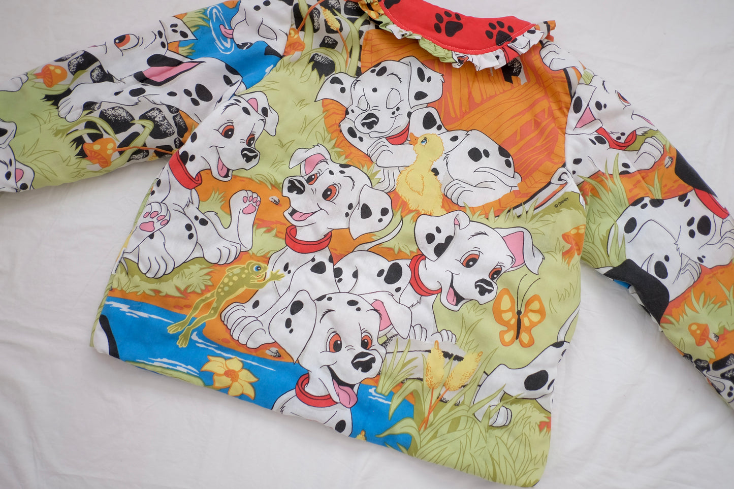 L-3X dalmatian reversible puffer jacket