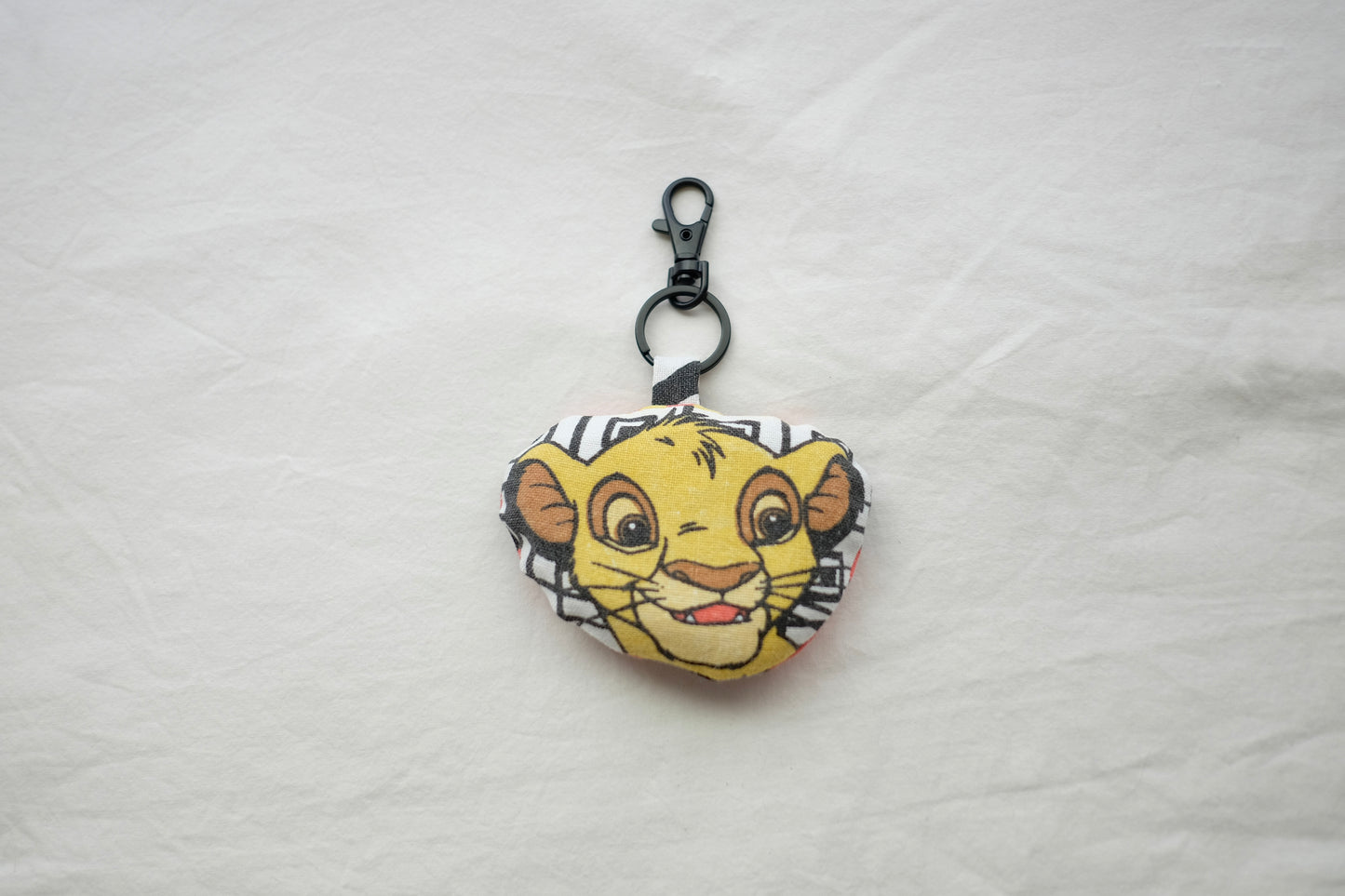 simba plush bag charm