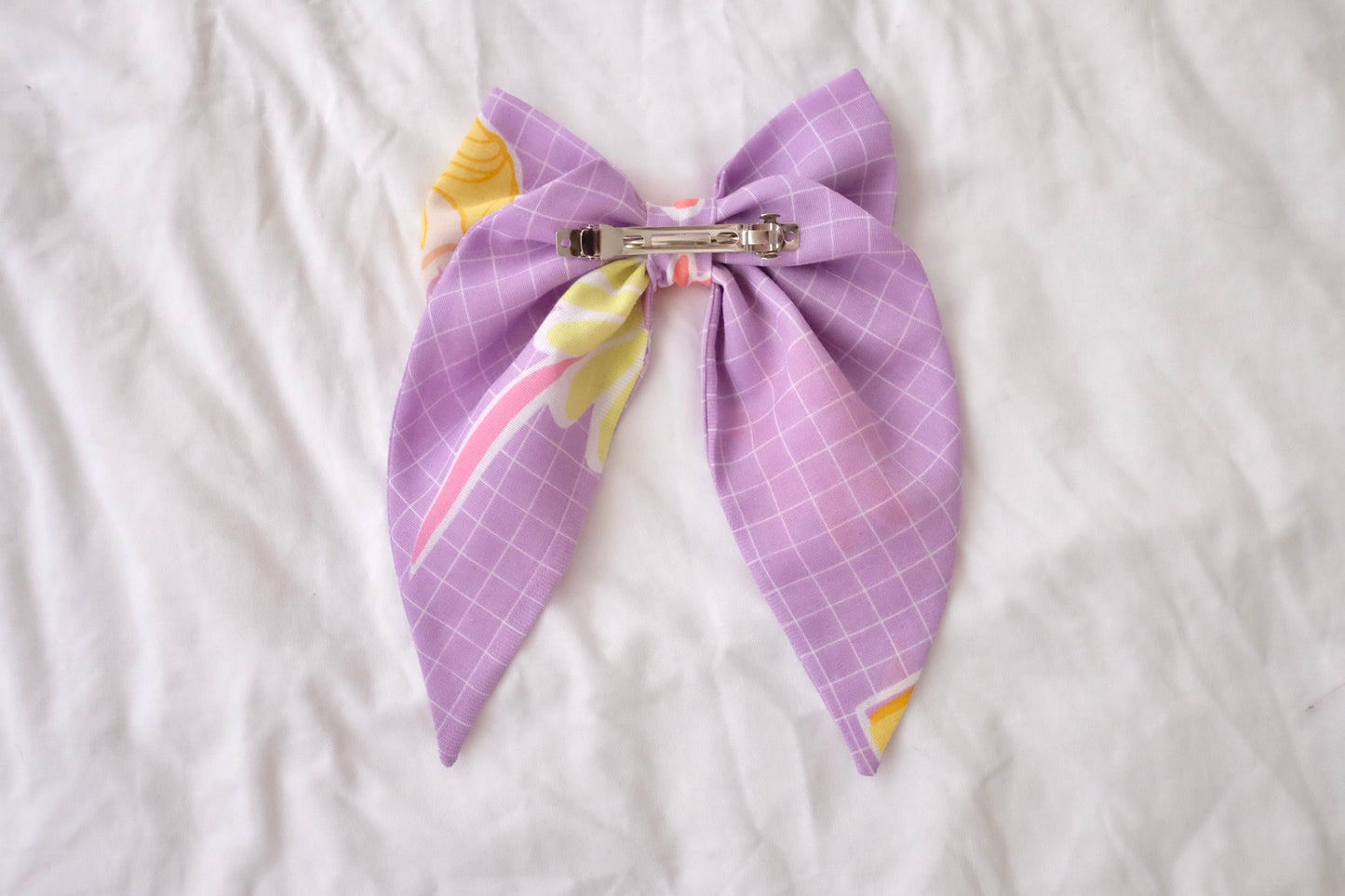 custom barrette bow