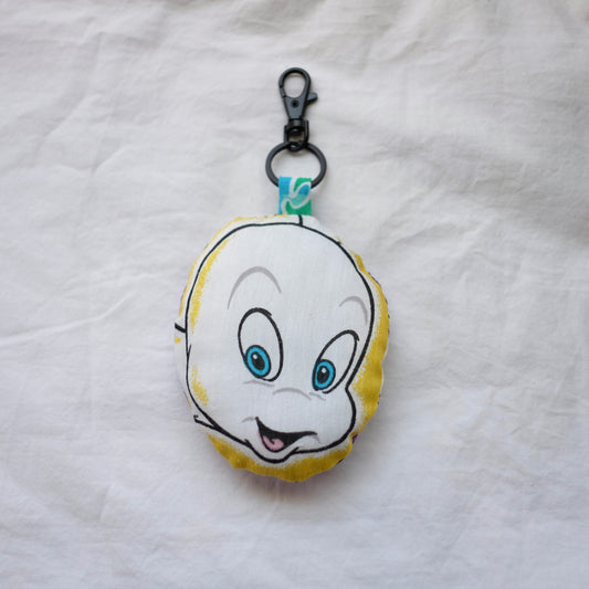 ghost plush bag charm