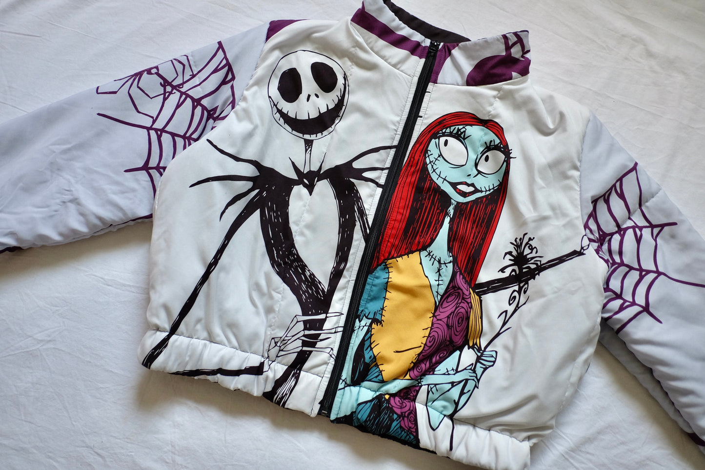 custom cinched puffer jacket