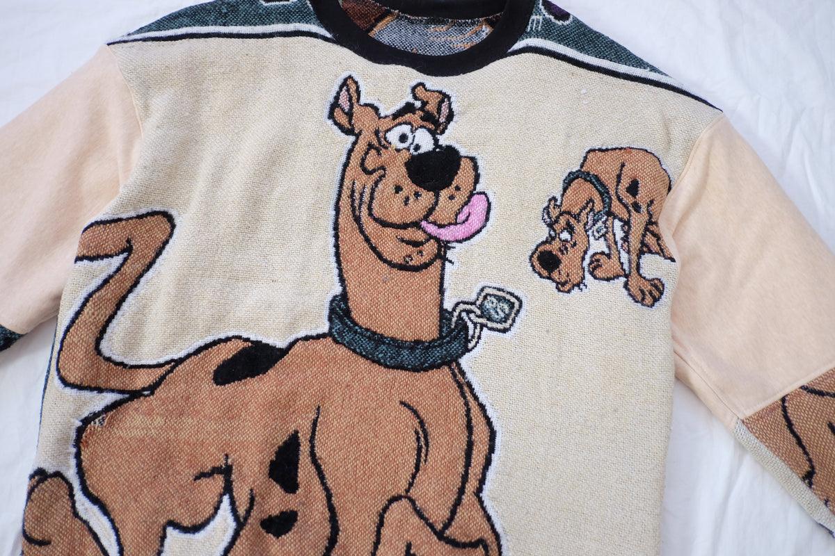 scoob tapestry crewneck sweater (M/L)
