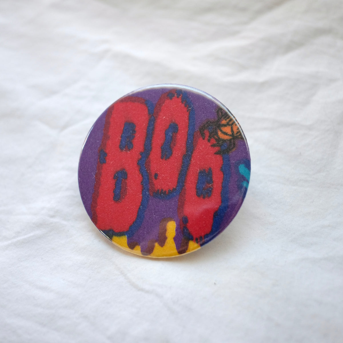 boo button pin