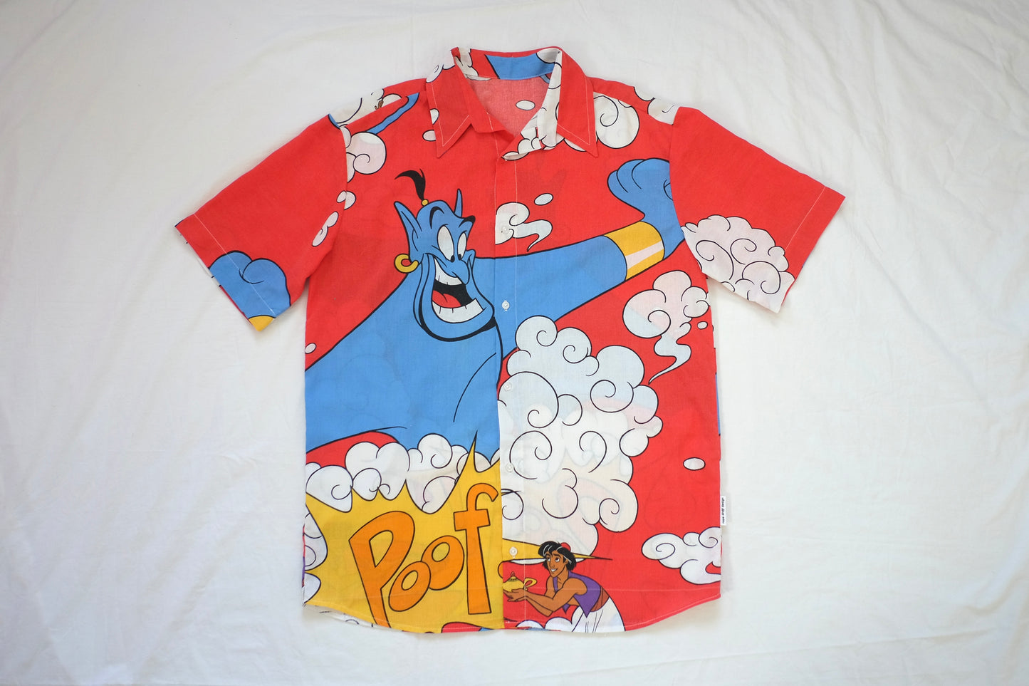 XL/2X poof button up shirt