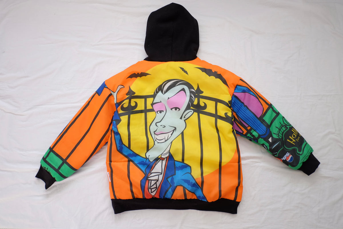 dracula puffer hoodie (L/XL)