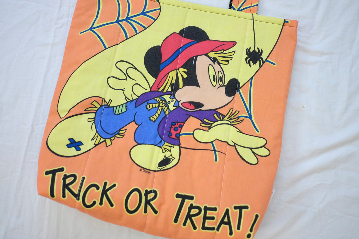 trick or treat puffy tote bag
