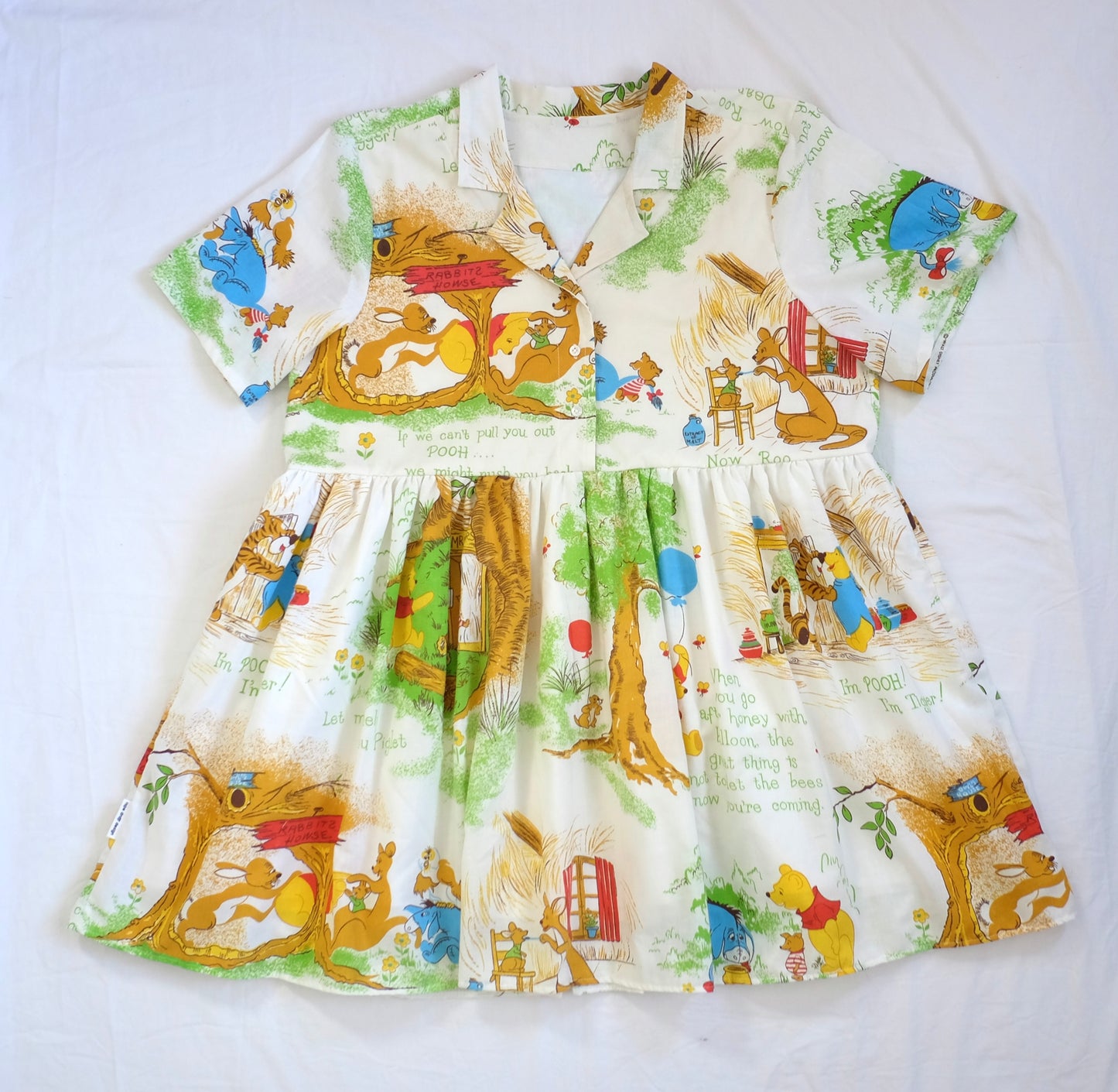 M-XL honey button up dress