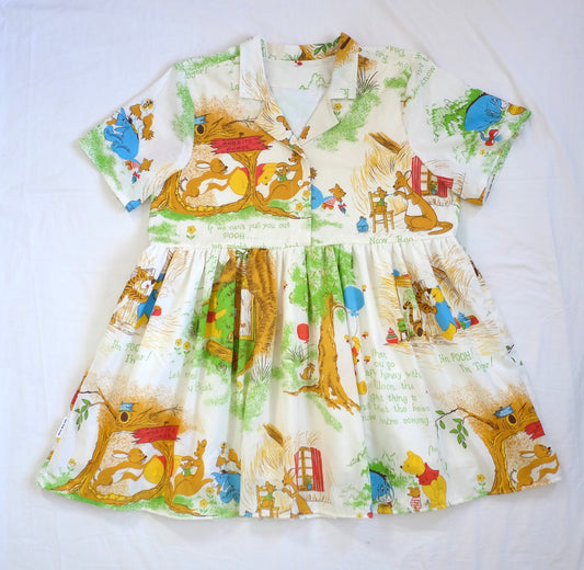 M-XL honey button up dress