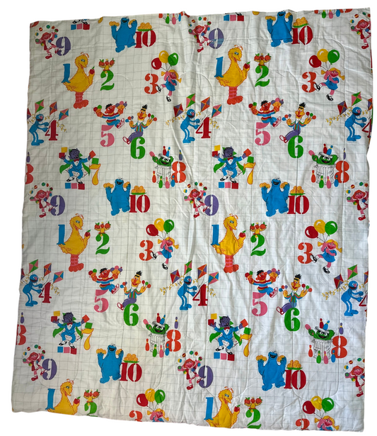 Sesame Street Twin Comforter (Double Sided)