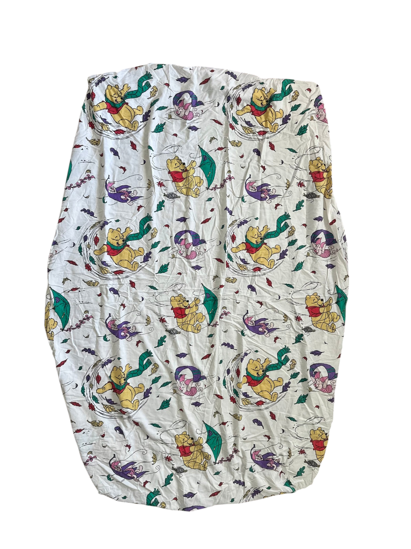 Pooh Flannel Twin Fitted Sheet